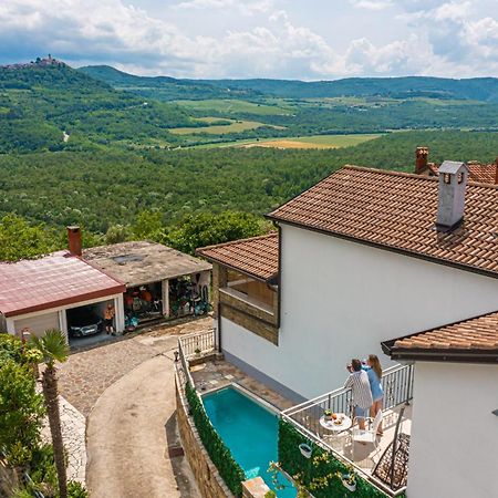Holiday Home Belveder Motovun With Heated Pool Livade Exterior photo