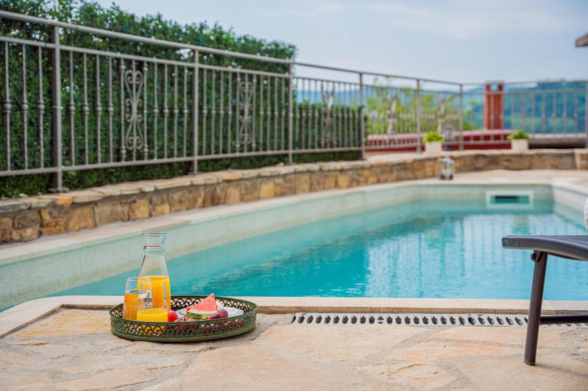 Holiday Home Belveder Motovun With Heated Pool Livade Exterior photo